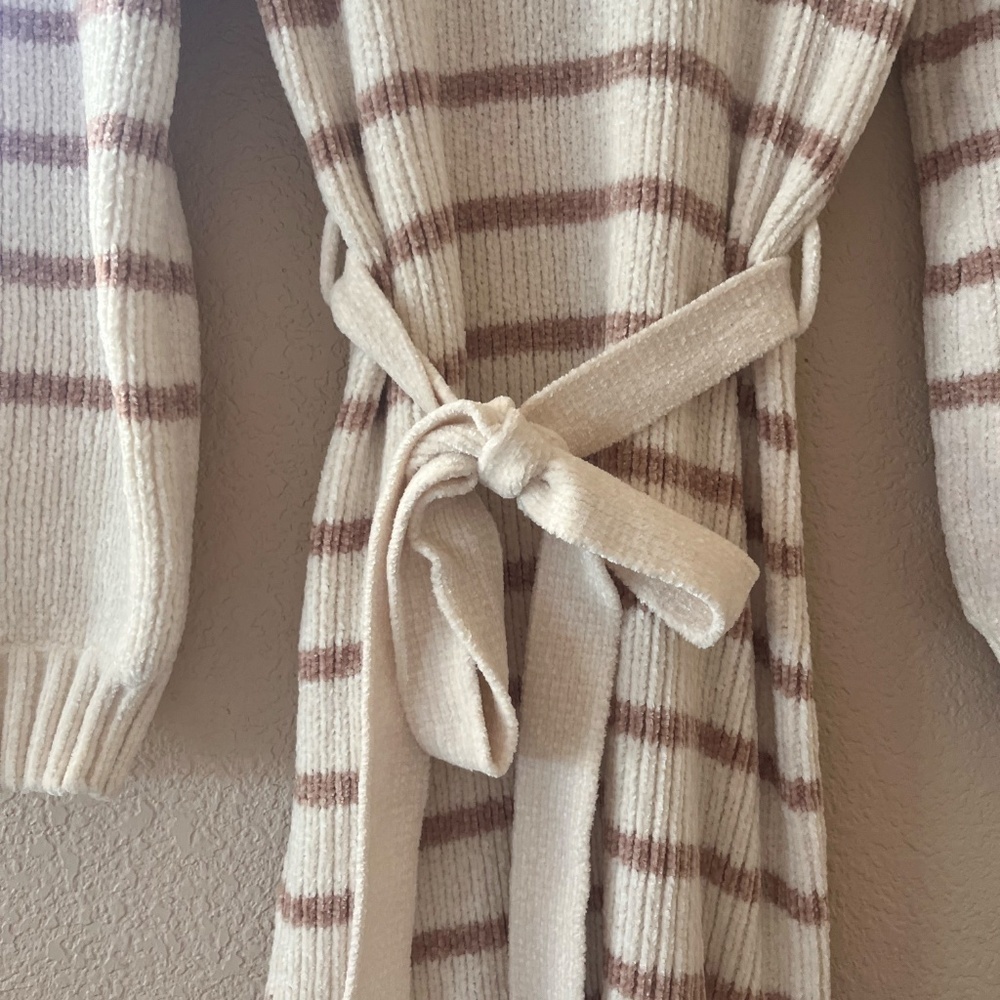 Allison Brittney Striped MiDi Sweater Dress NWOT - Picture 5 of 13